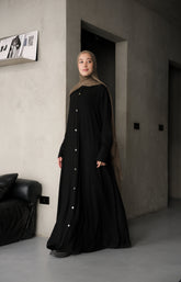 Shell Buttons Abaya