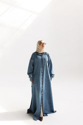 Twin slits shirt dress