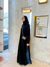 Side zipper abaya