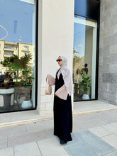 V cut abaya