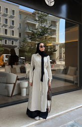 Stripped linen shirt