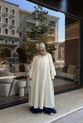 Stripped linen shirt