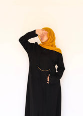 Golden chain abaya