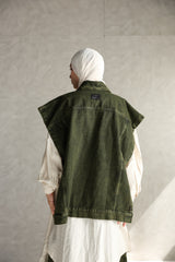 Urban denim vest