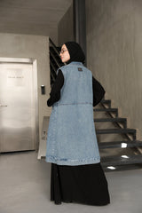 Denim muse vest