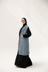 Denim muse vest