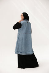 Denim muse vest