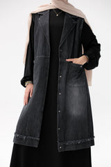 Denim muse vest