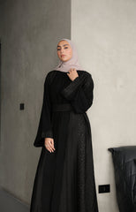 Jacquard abaya