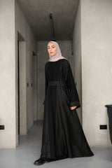 Jacquard abaya
