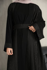 Jacquard abaya