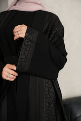 Jacquard abaya