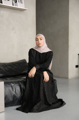 Jacquard abaya
