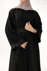 Jacquard abaya
