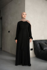 Front pleated abaya