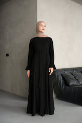 Front pleated abaya