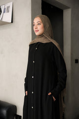 Shell Buttons Abaya