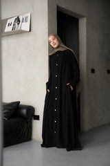 Shell Buttons Abaya