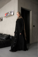 Shell Buttons Abaya