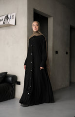 Shell Buttons Abaya