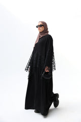 Noire Dantelle  Abaya
