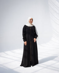 Copper Zipper Abaya