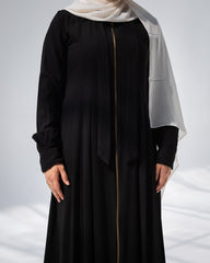 Copper Zipper Abaya