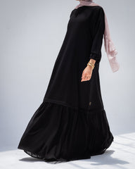 Soft sleek abaya