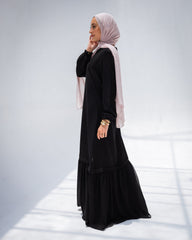 Soft sleek abaya