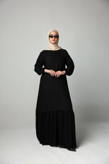 Soft sleek abaya