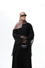Noire Dantelle  Abaya