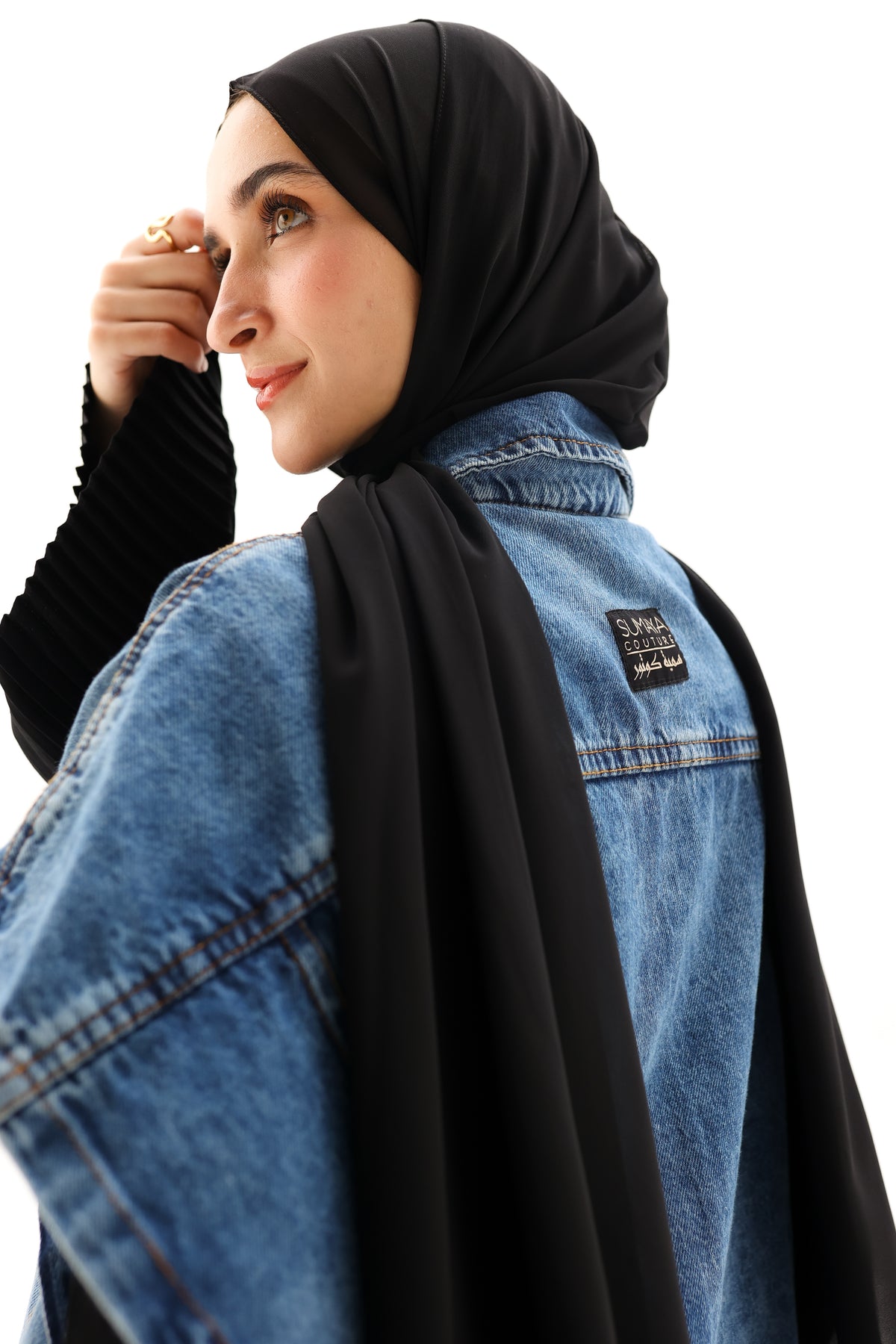 Urban denim vest