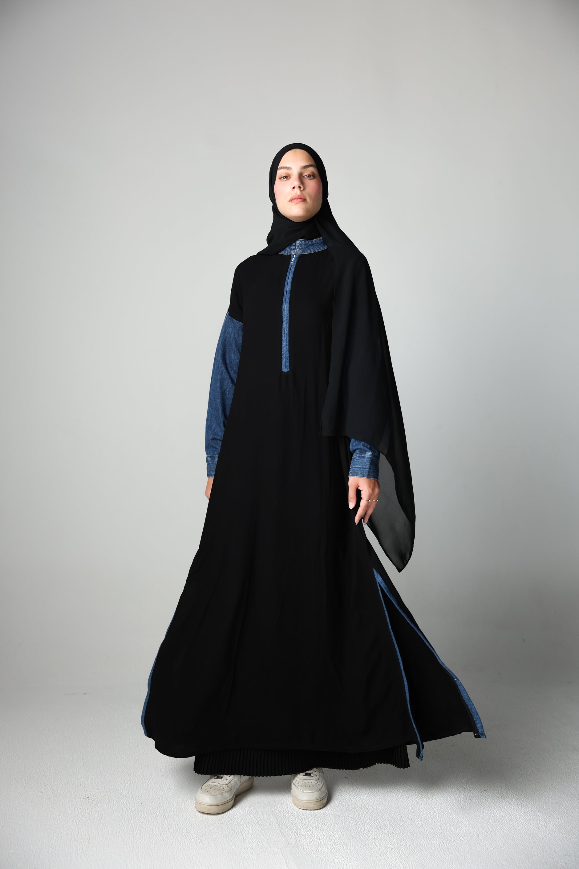 Decrepe abaya