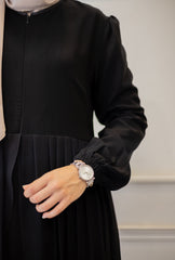 Fronce Chiffon Abaya
