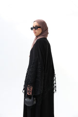 Noire Dantelle  Abaya