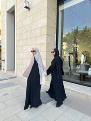 V cut abaya
