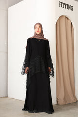 Noire Dantelle  Abaya