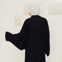 Black Lace Abaya