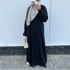 Side Buttons Abaya