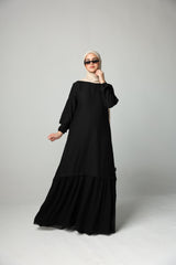 Soft sleek abaya