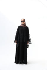 Noire Dantelle  Abaya