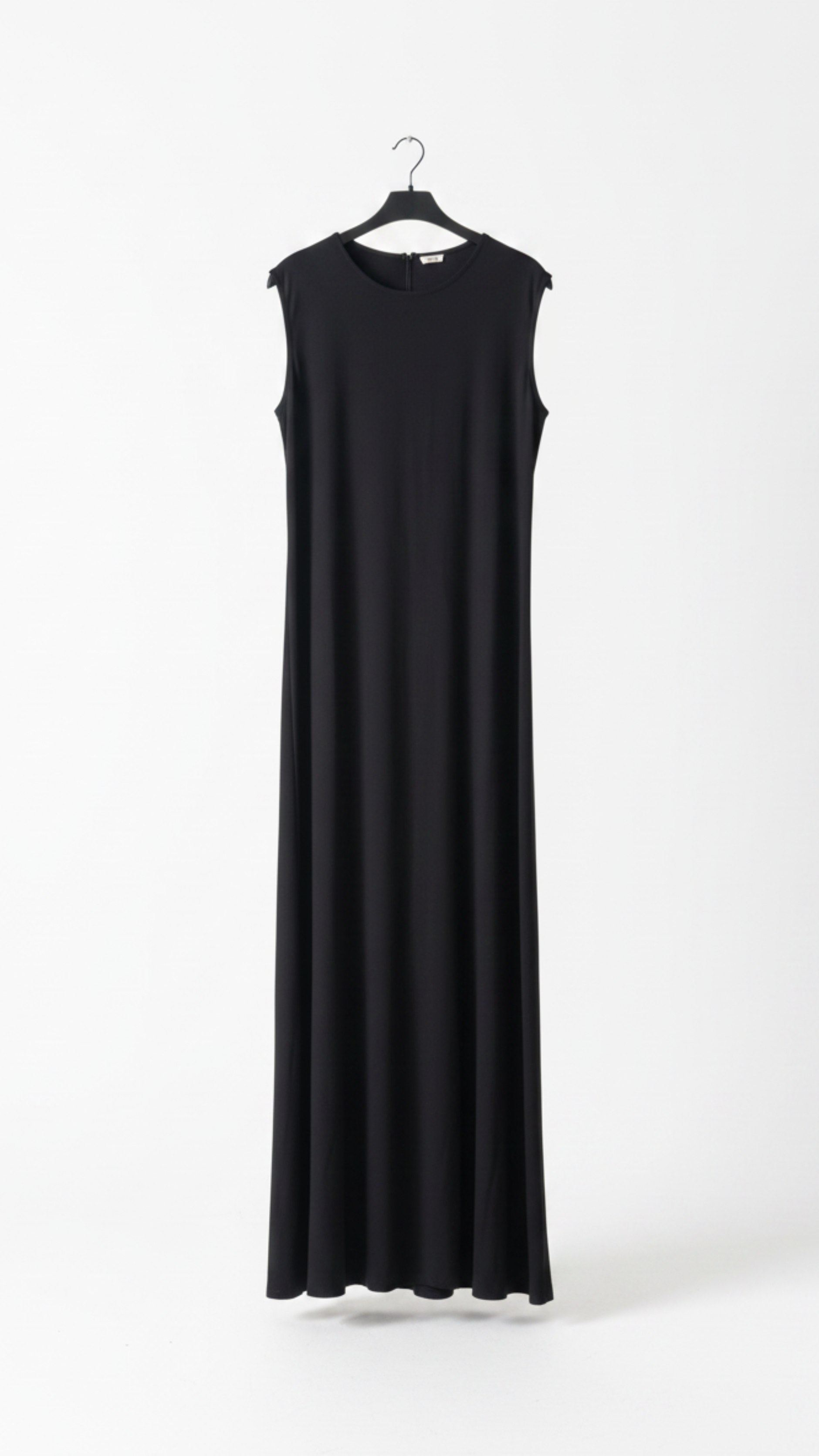 Cut Basic Abaya - Black