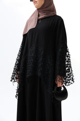 Noire Dantelle  Abaya