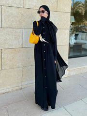 snap buttons abaya