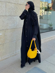 snap buttons abaya