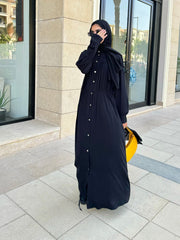 snap buttons abaya