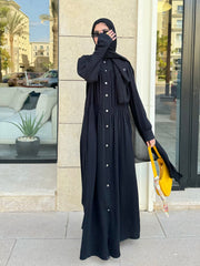 snap buttons abaya