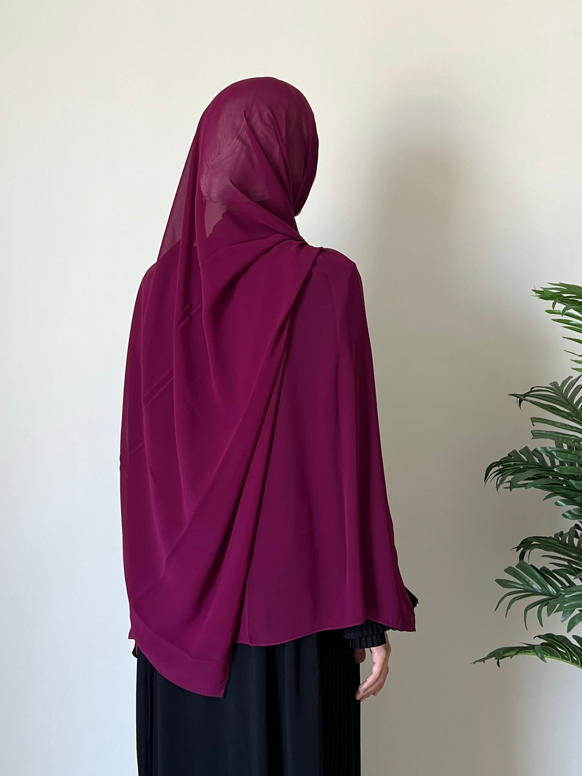Hijab-Burgundy