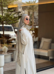 Stripped linen shirt