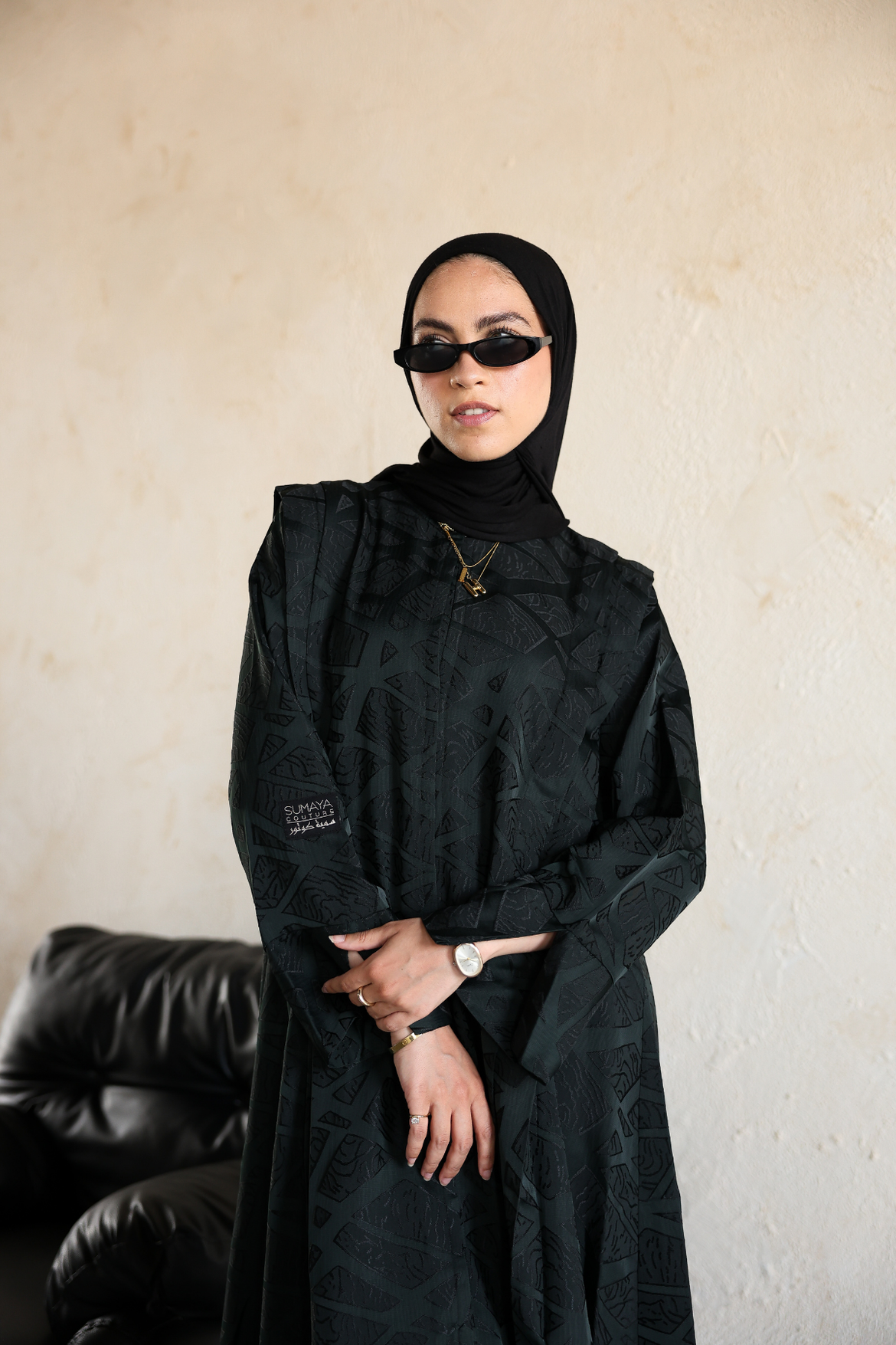 Emerald Drape abaya